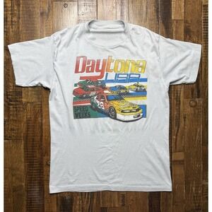 Vintage Daytona USA Racing Nascar‎ Graphic T Shirt Mens Motorsport Tee